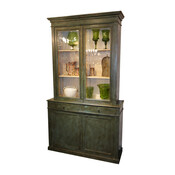 Painted Deux Corps Cabinet